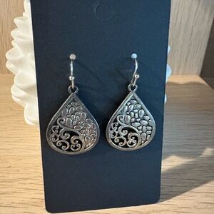 Radiant metal Hoop Earrings with Intricate Detailing